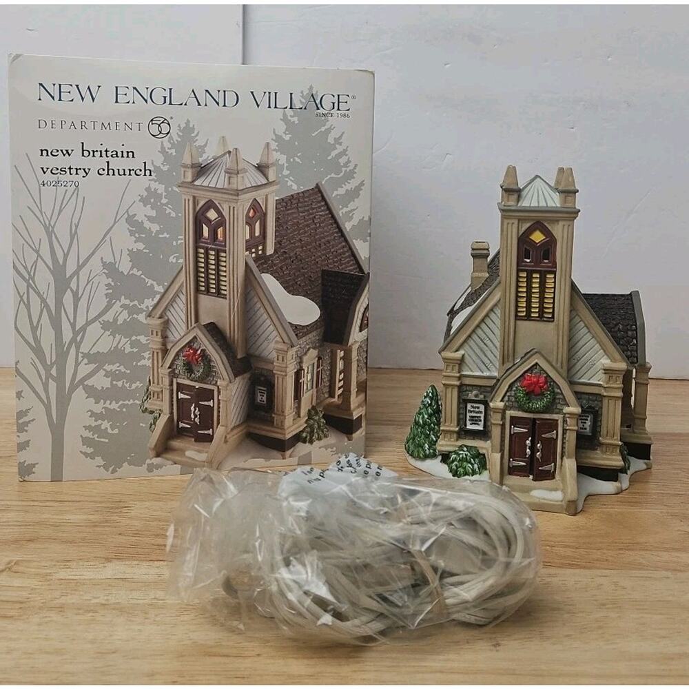 Department 56 New England Village -New Britain Vestry Church 4025270